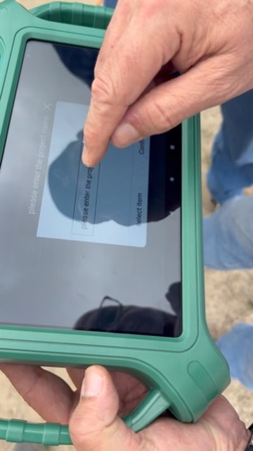Operación de detección geoeléctrica